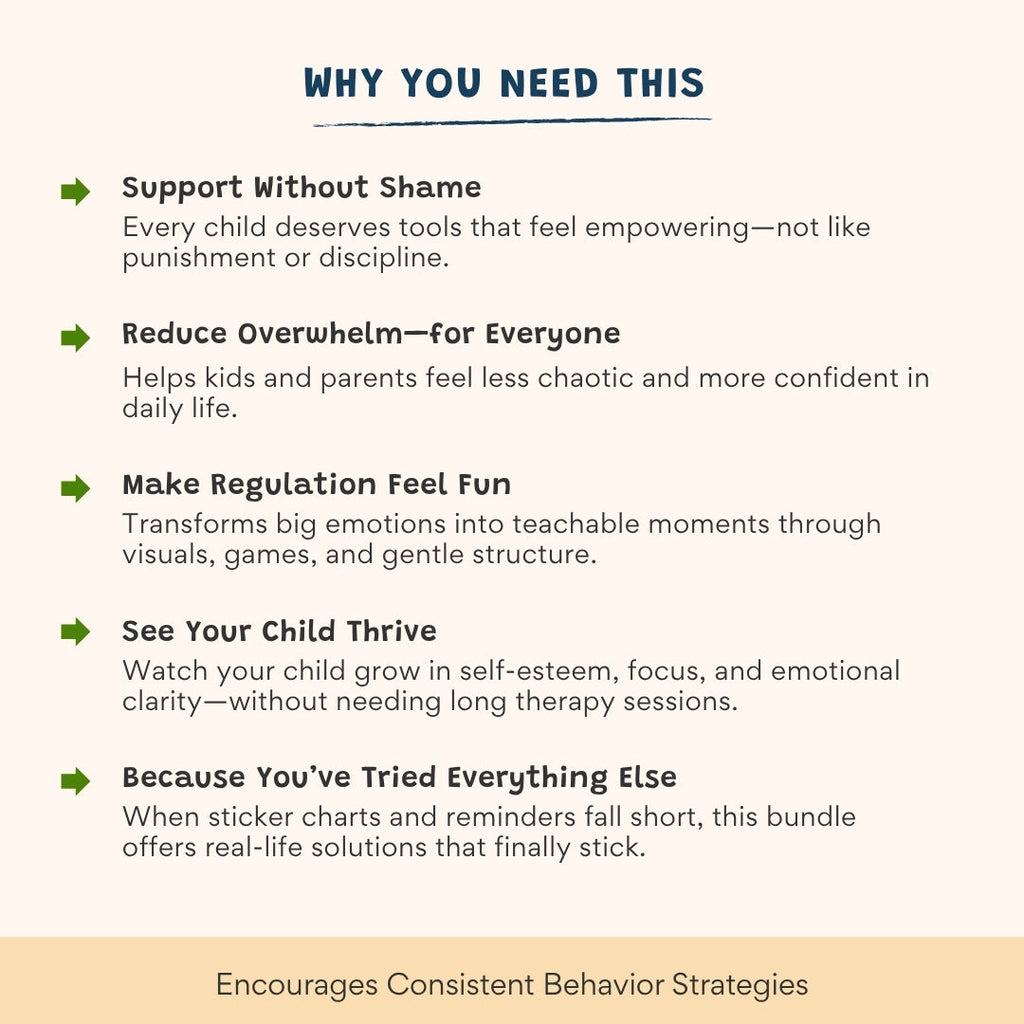 ADHD Executive Functioning Worksheet Bundle for Teens & Kids | Emotional Regulation, Time Management & Focus Tools (130+ Pages)