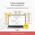 1-Year Canonical Bible Reading Plan