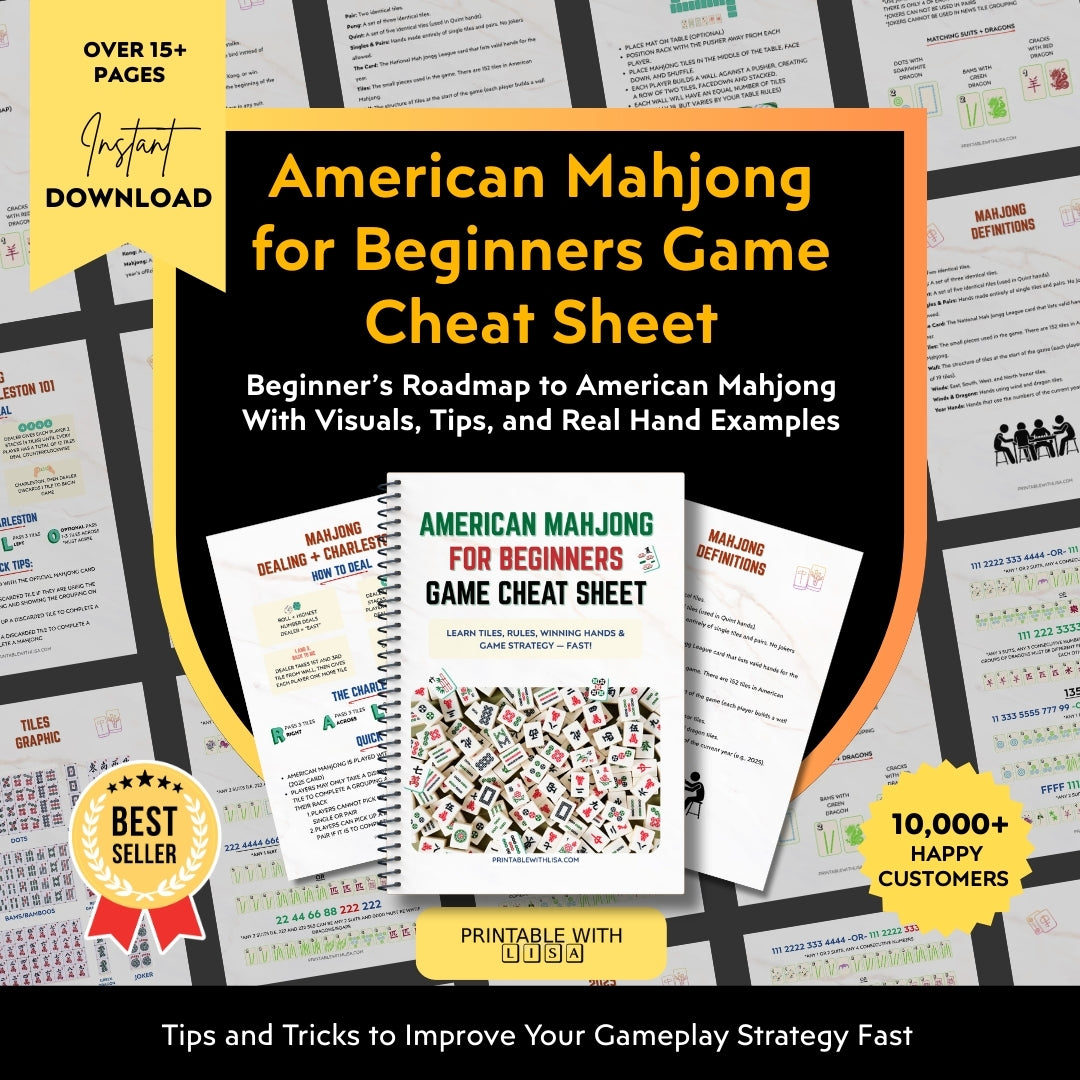 American Mahjong for Beginners Cheat Sheet – Learn Fast & Win Confidently