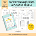 Book Reading Journal & Planner Bundle – Track, Reflect & Stay Inspired
