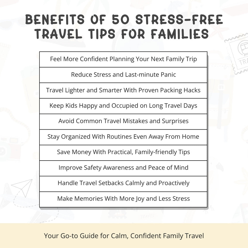 50 Stress-Free Travel Tips for Families – Your Calm & Happy Trip Companion