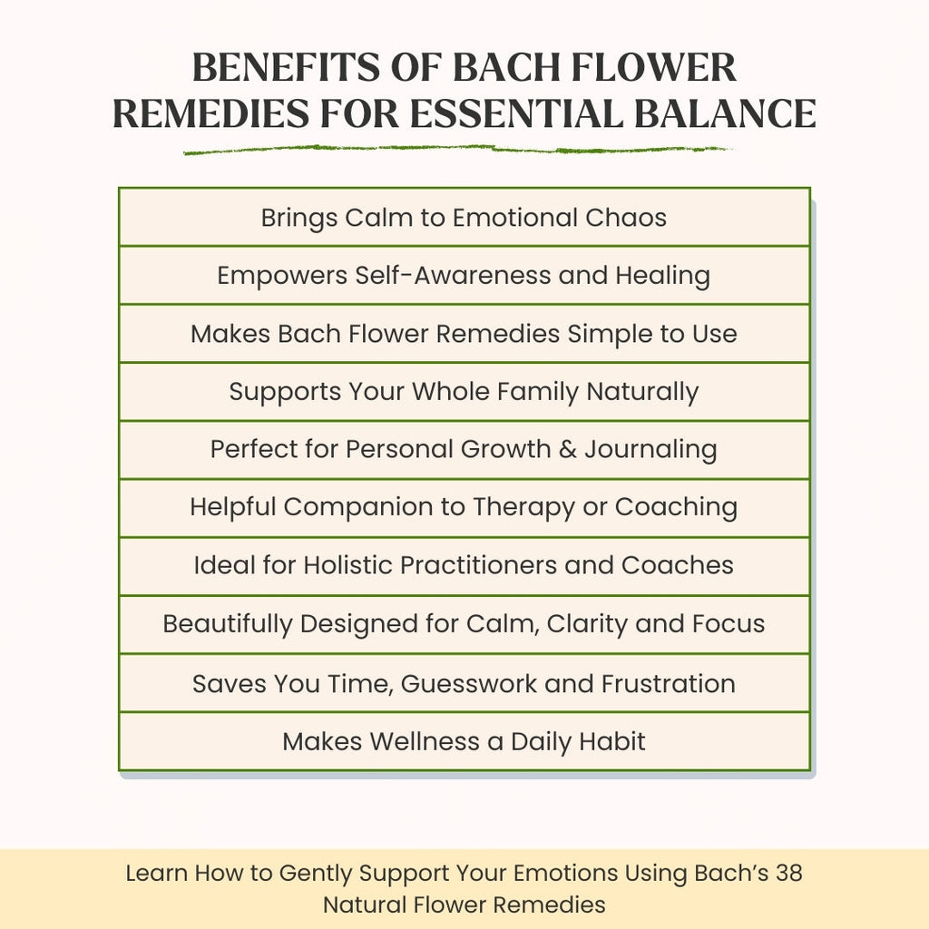 Bach Flower Remedies for Emotional Balance – 38 Healing Remedies Through Nature