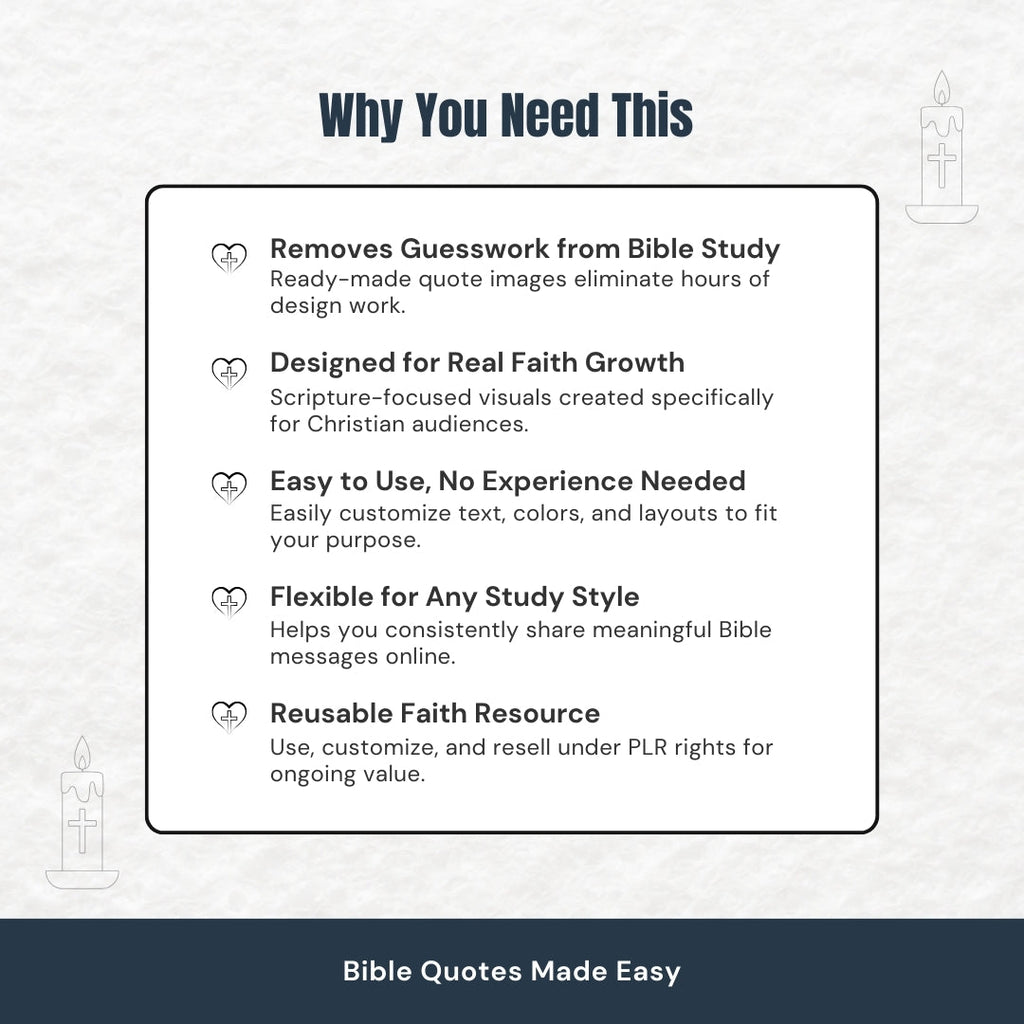 900+ Bible Quote Images PLR Bundle – Share Scripture with Ease