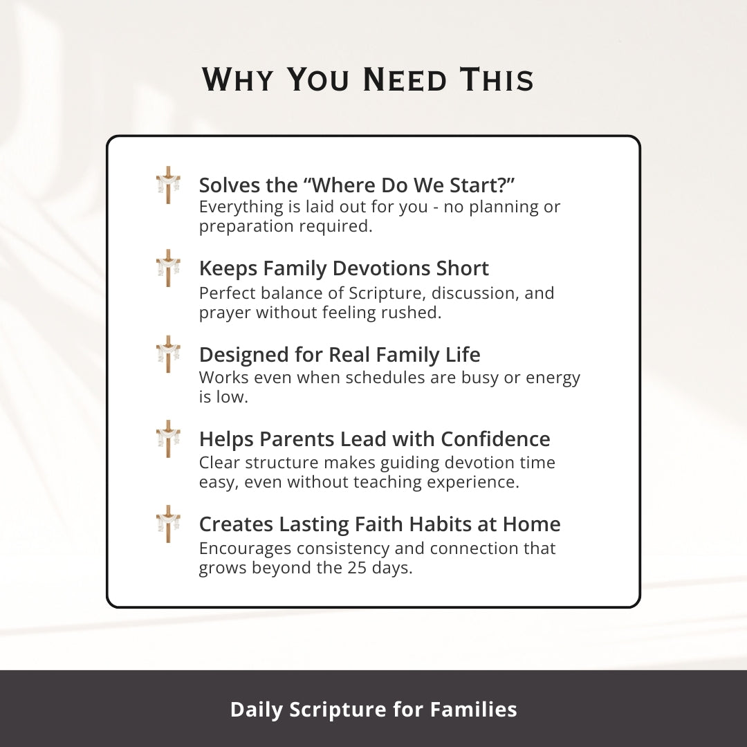 25 Daily Family Bible Devotionals — Calm, Guided Bible Time