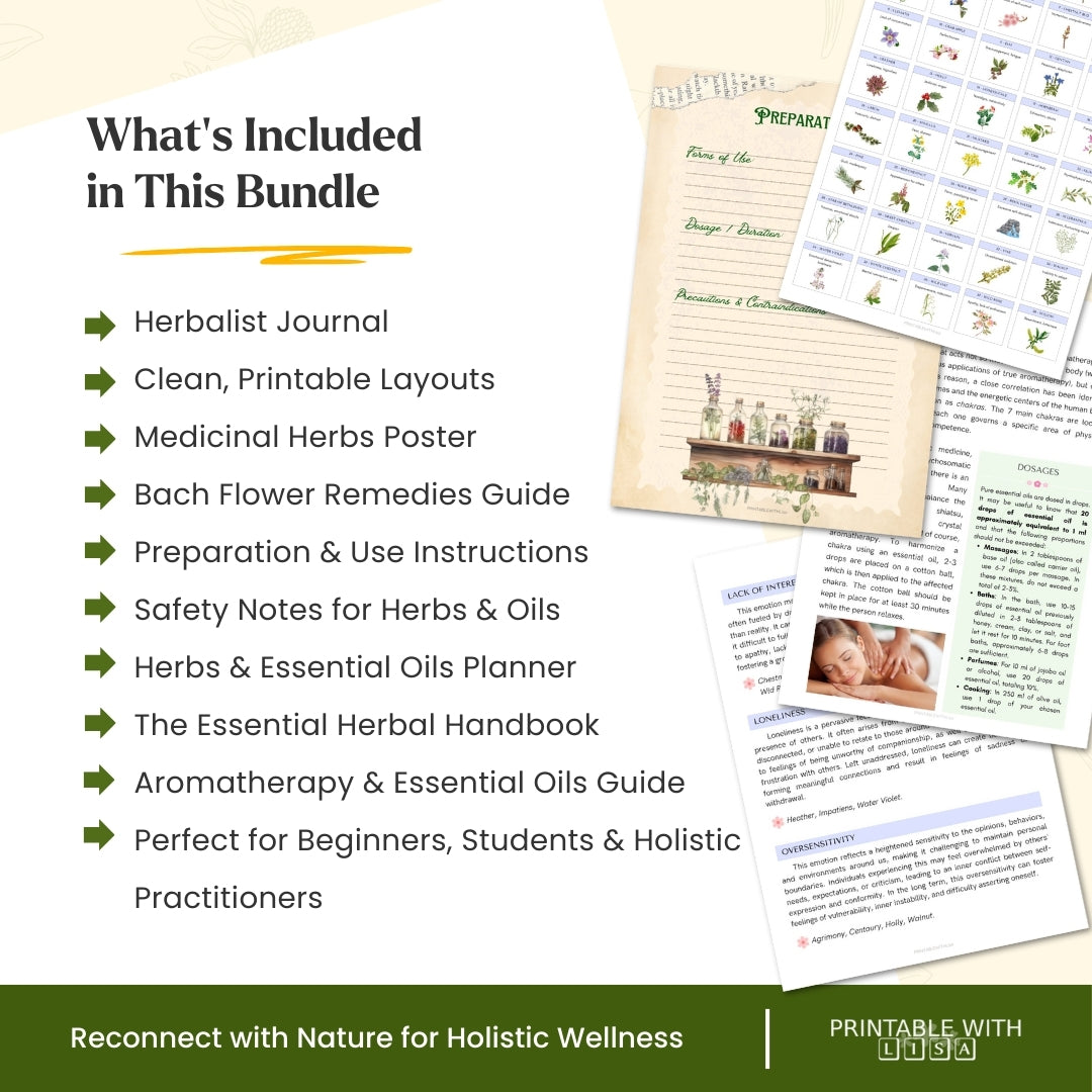 Herbal Healing & Natural Wellness Bundle