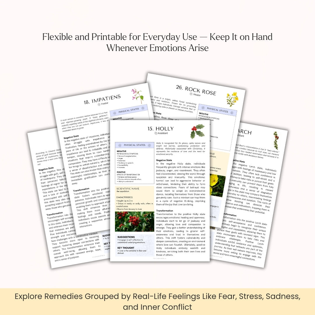 Bach Flower Remedies for Emotional Balance – 38 Healing Remedies Through Nature