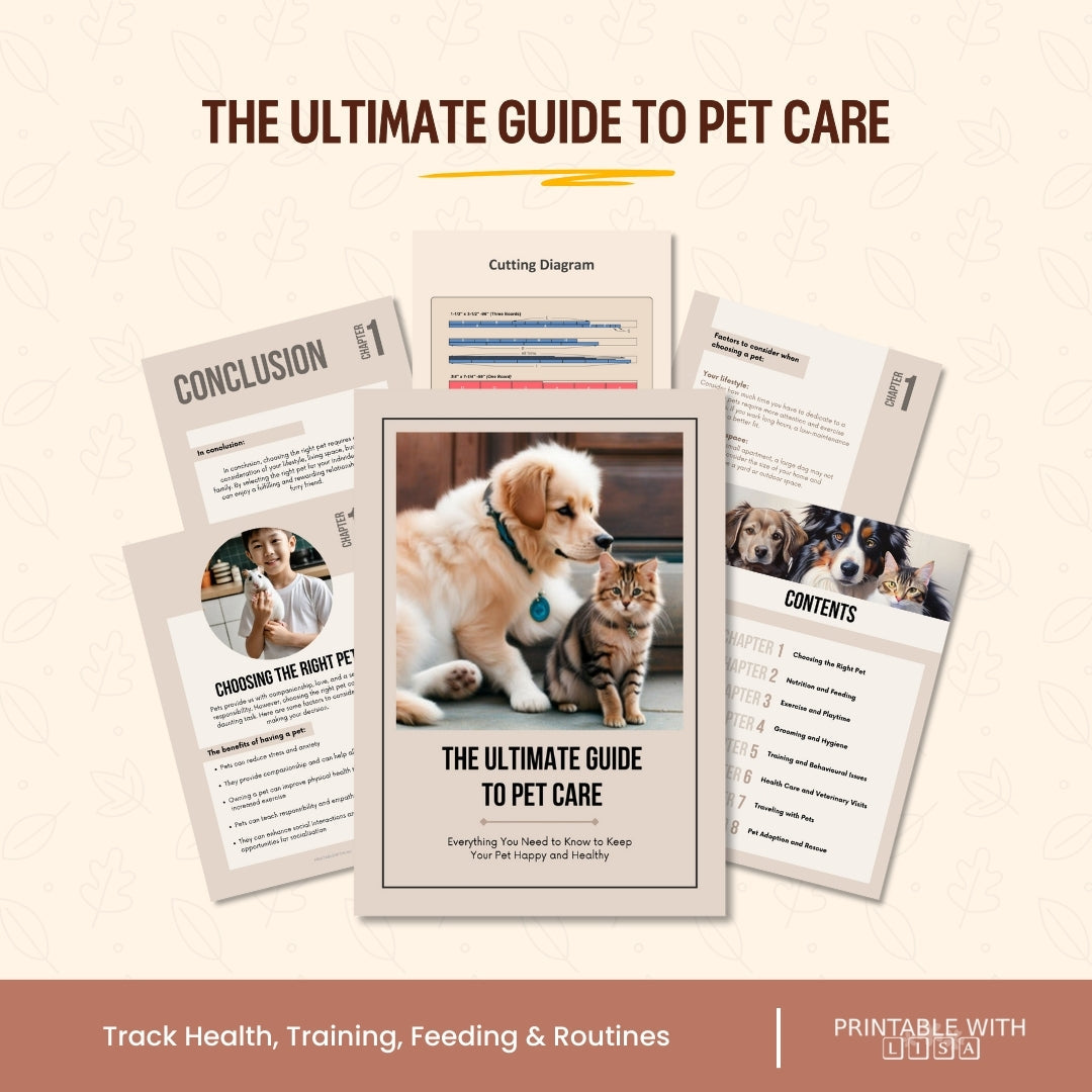 All-In-One Pet Wellness & Planner Bundle 🐶🐱