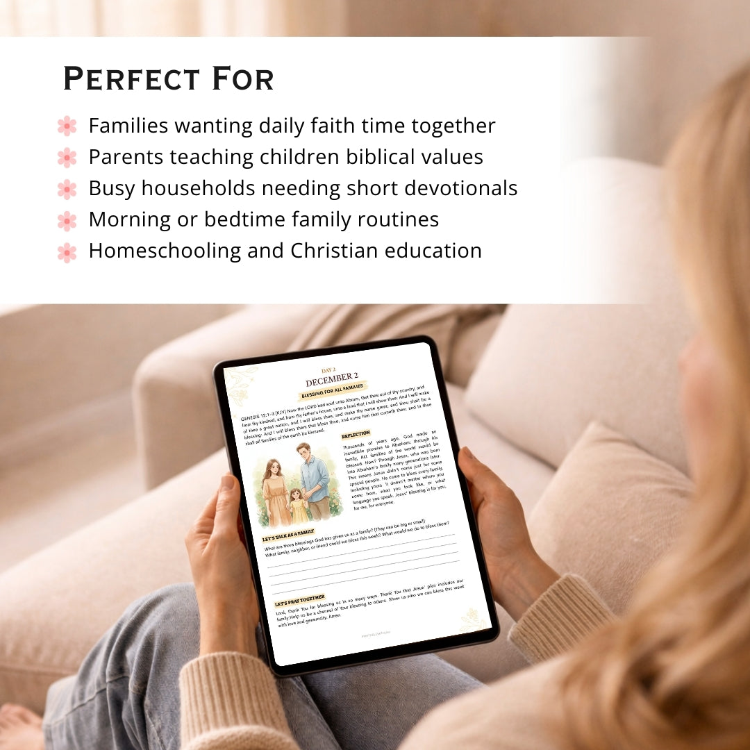 25 Daily Family Bible Devotionals — Calm, Guided Bible Time