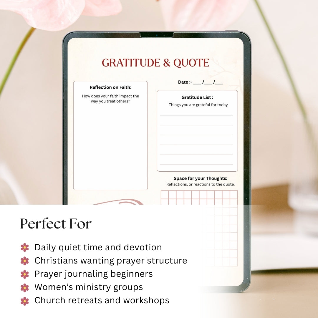 70 Christian Prayer Journal & Devotional Planner