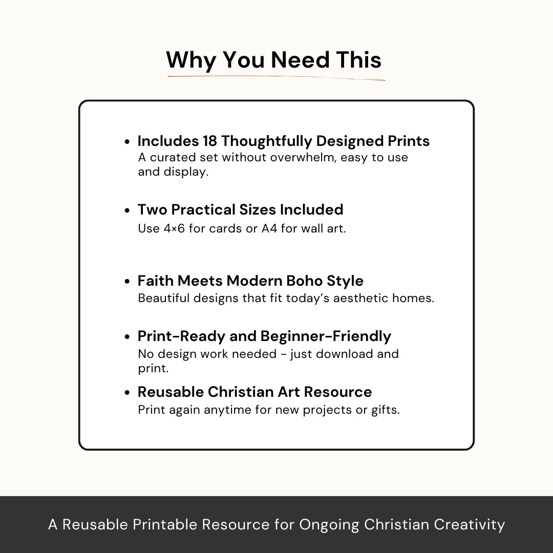 18 Unique Christian Boho Collage Designs: Faith-Inspired Wall & Journal Art