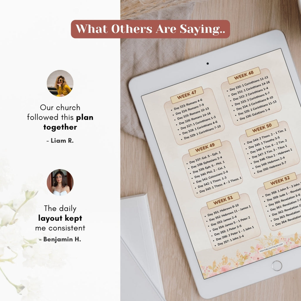 1-Year Canonical Bible Reading Plan