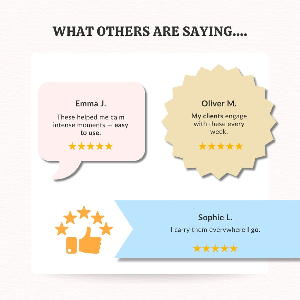 Anxiety Coping Skills Cards – Grounding Techniques for Immediate Calm